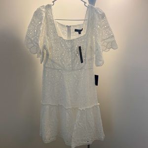 Lulus Medium White Eyelet Dress